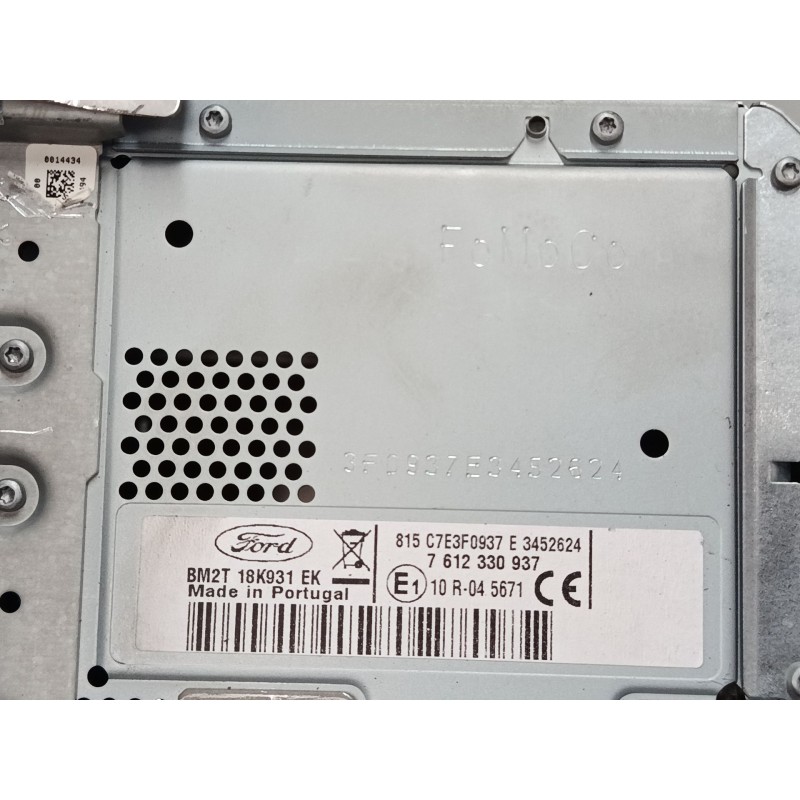 Recambio de pantalla multifuncion para ford s-max (wa6) 2.0 tdci referencia OEM IAM BM2T18K931EK  