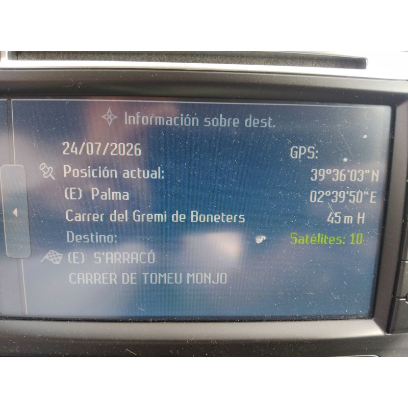 Recambio de pantalla multifuncion para ford s-max (wa6) 2.0 tdci referencia OEM IAM BM2T18K931EK  