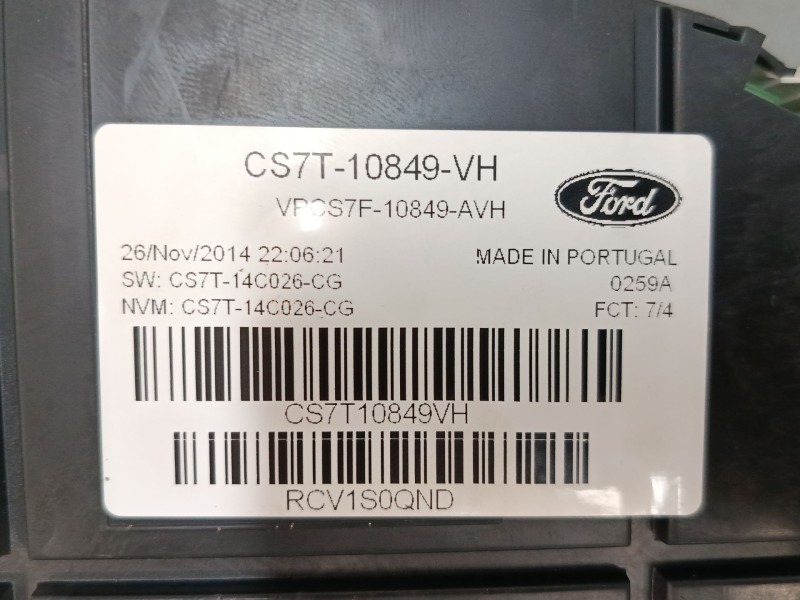 Recambio de cuadro instrumentos para ford s-max (wa6) 2.0 tdci referencia OEM IAM CS7T10849VH  