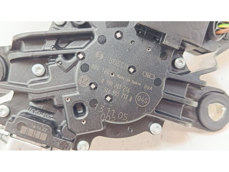 Recambio de motor limpia trasero para volkswagen polo v (6r1, 6c1) 1.2 tsi referencia OEM IAM 5K6955711B  