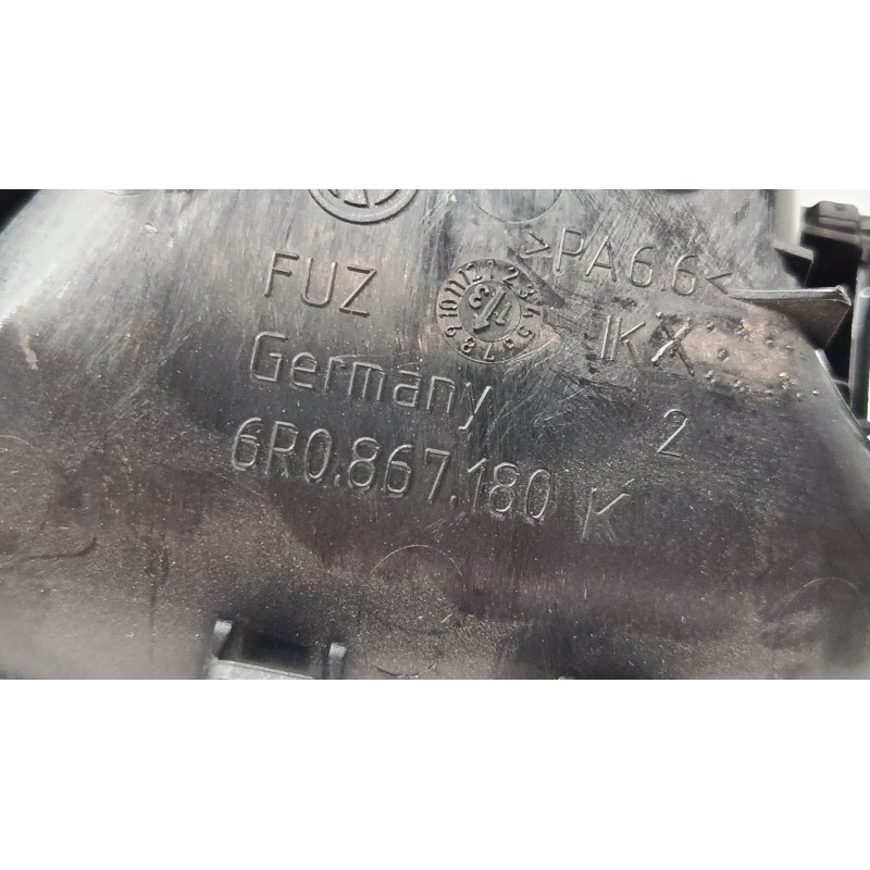 Recambio de maneta interior puerta trasera derecha para volkswagen polo v (6r1, 6c1) 1.2 tsi referencia OEM IAM 6R0867180K  