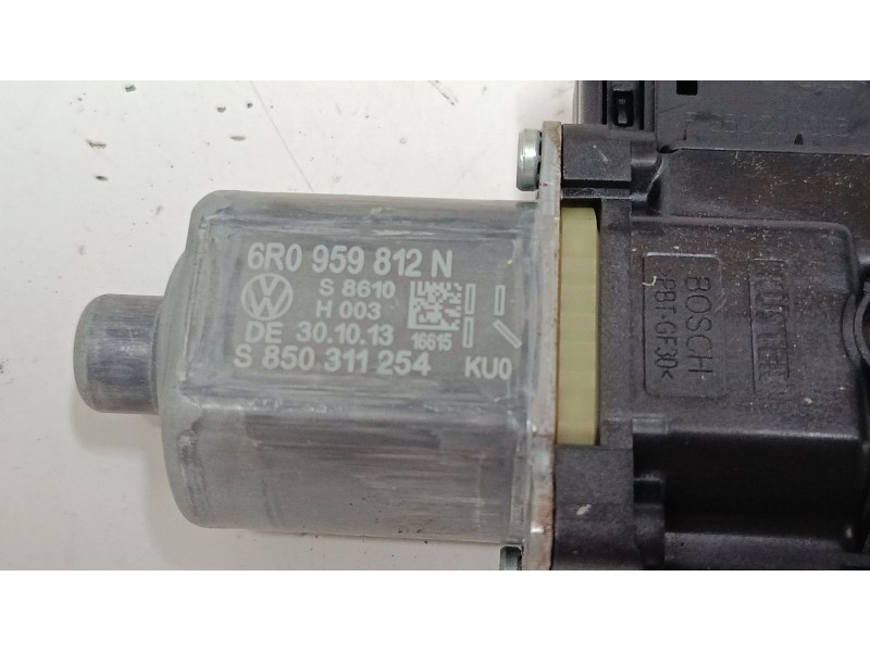 Recambio de elevalunas electrico trasero derecho para volkswagen polo v (6r1, 6c1) 1.2 tsi referencia OEM IAM 6R0959812N  