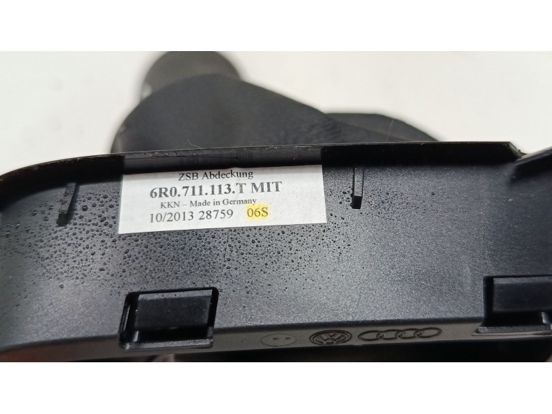 Recambio de pomo palanca cambio para volkswagen polo v (6r1, 6c1) 1.2 tsi referencia OEM IAM 6R0711113T  