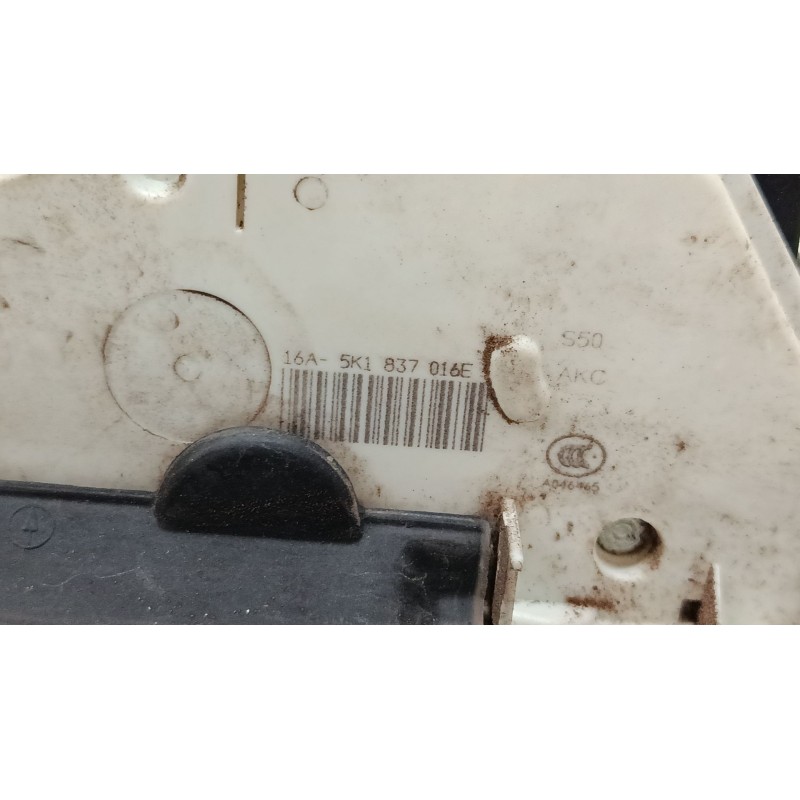 Recambio de cerradura puerta delantera derecha para volkswagen polo v (6r1, 6c1) 1.2 tsi referencia OEM IAM 5K1837016E  