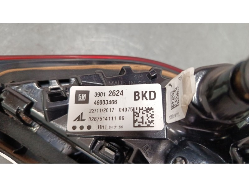 Recambio de piloto trasero porton derecho para opel corsa e (x15) 1.4 (08, 68) referencia OEM IAM 39012624  