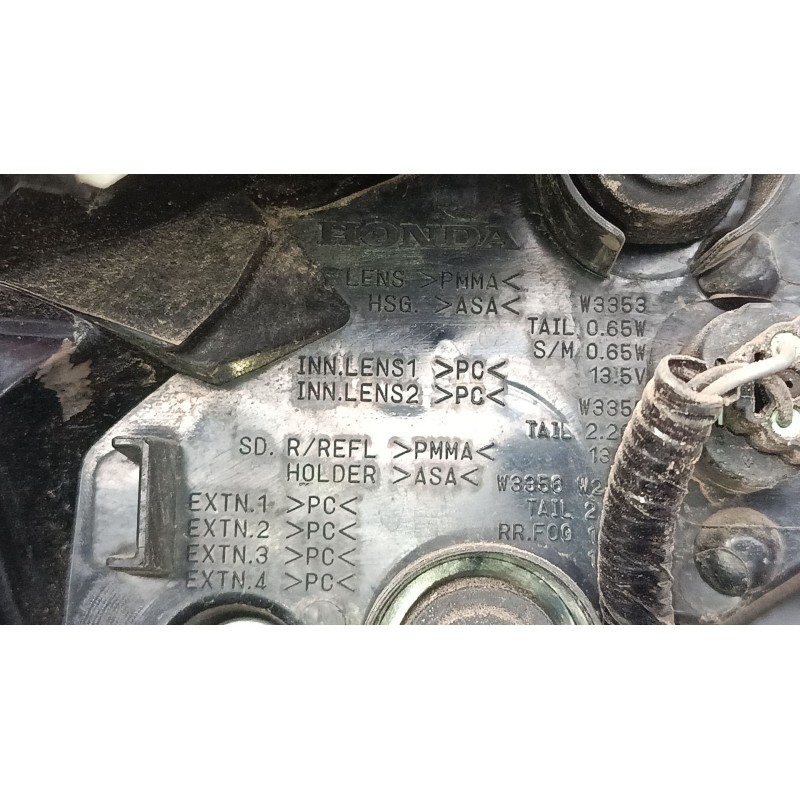 Recambio de piloto trasero derecho para honda civic x hatchback (fc_, fk_) 1.0 vtec referencia OEM IAM 33500TGGA02  