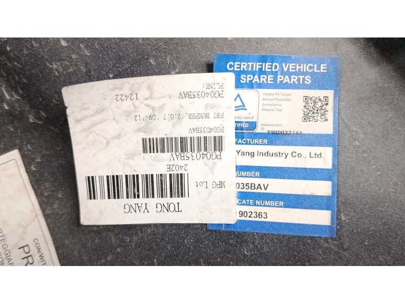 Recambio de paragolpes delantero para peugeot 207/207+ (wa_, wc_) 1.6 hdi referencia OEM IAM   