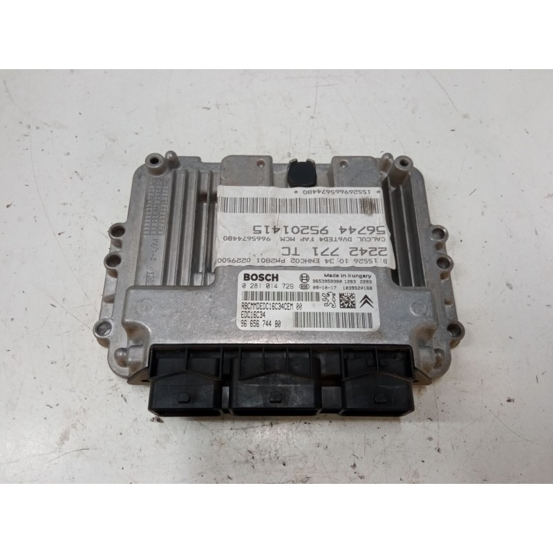 Recambio de centralita motor uce para peugeot 5008 (0u_, 0e_) 1.6 hdi referencia OEM IAM 9665674480 0281014729 