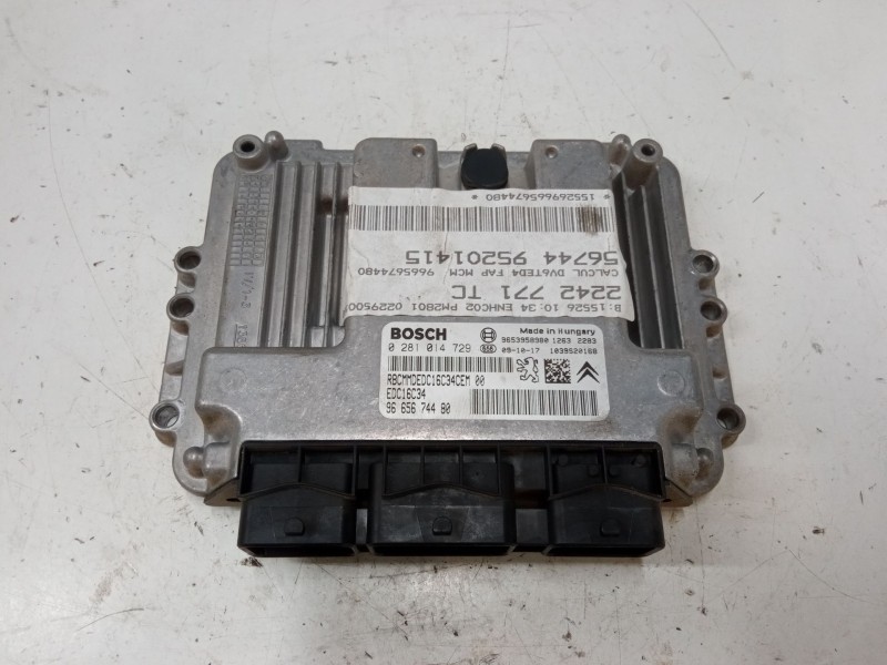 Recambio de centralita motor uce para peugeot 5008 (0u_, 0e_) 1.6 hdi referencia OEM IAM 9665674480 0281014729 