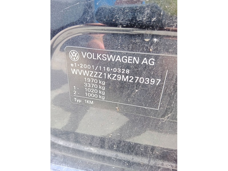 volkswagen golf v variant (1k5) del año 2021