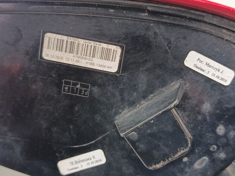 Recambio de piloto trasero derecho para ford fiesta vii (hj, hf) 1.0 ecoboost referencia OEM IAM H1BB13404AH  