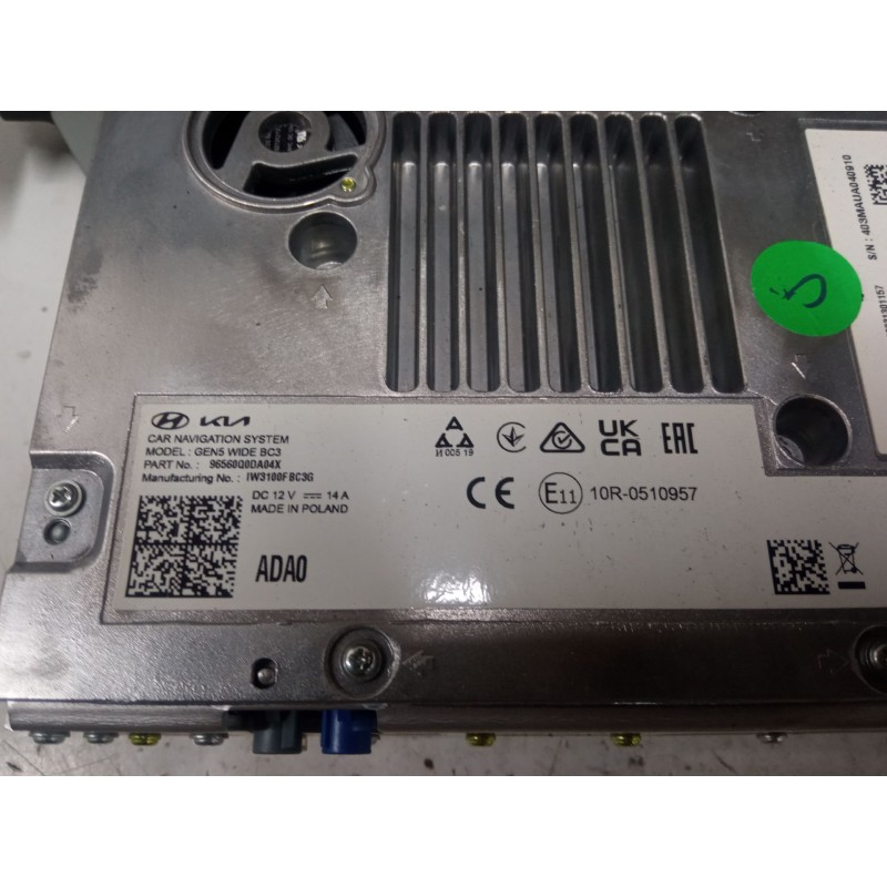 Recambio de pantalla multifuncion para hyundai i20 iii (bc3, bi3) 1.2 1.2 referencia OEM IAM 96560Q0DA04X  