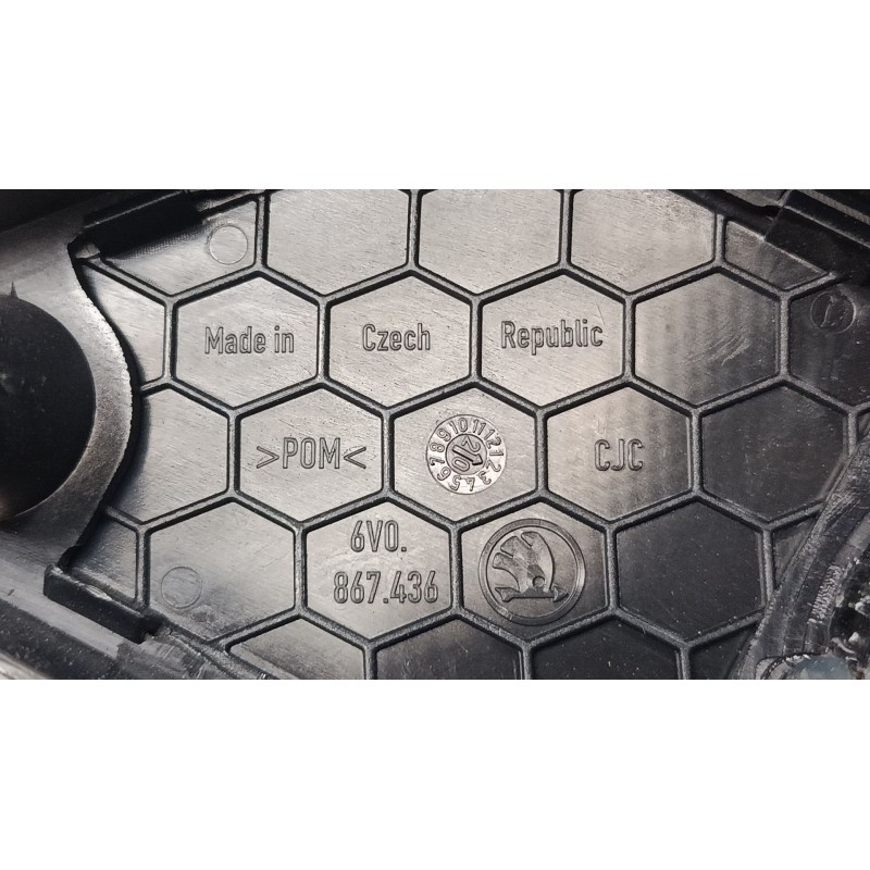Recambio de maneta interior puerta delantera derecha para skoda fabia iii (nj3) 1.0 referencia OEM IAM 6V0867436  