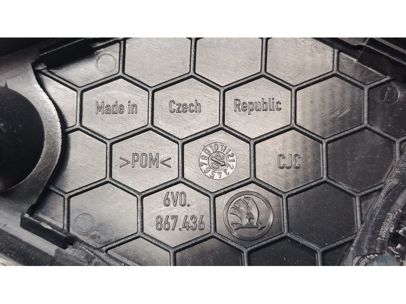 Recambio de maneta interior puerta delantera derecha para skoda fabia iii (nj3) 1.0 referencia OEM IAM 6V0867436  