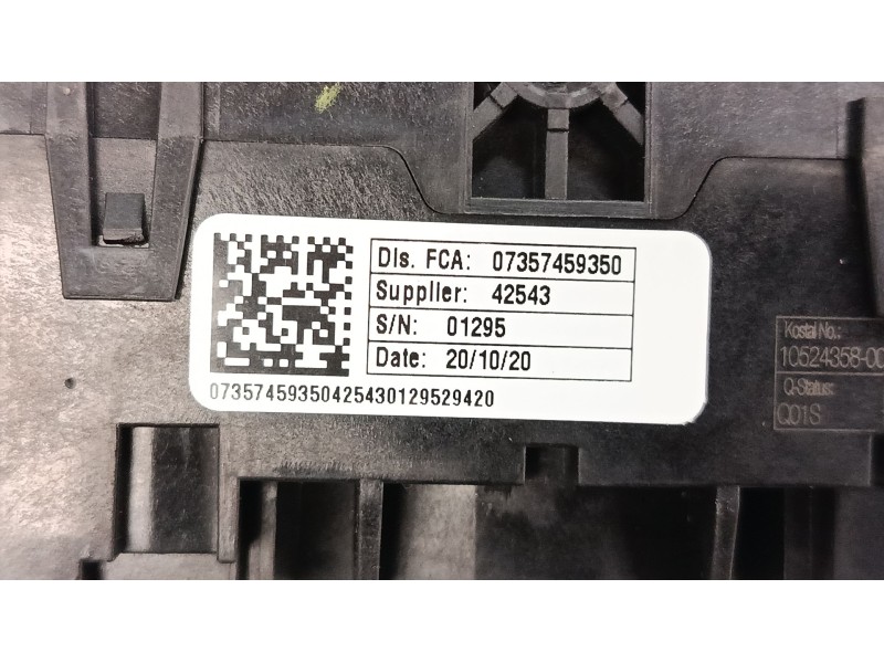 Recambio de mando luces para fiat 500e (332_) elektro 3+1 (fa1) referencia OEM IAM 07357459350  