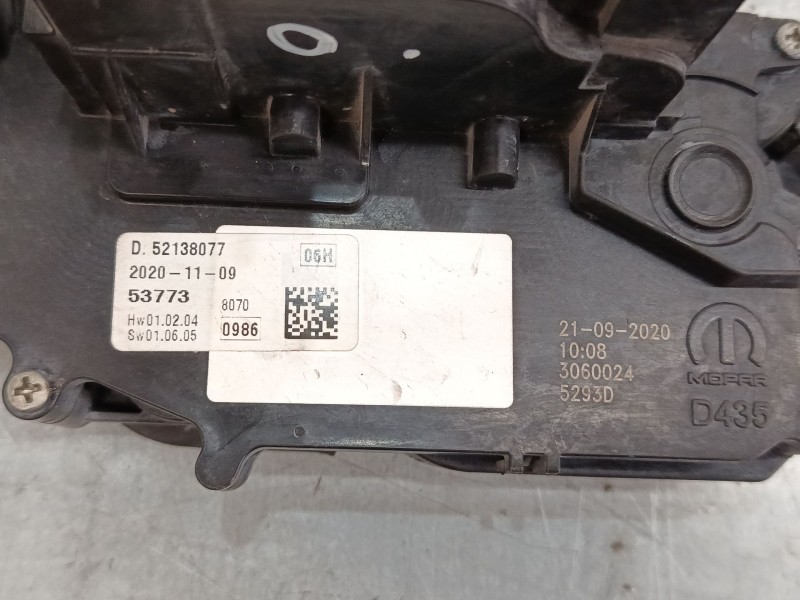 Recambio de cerradura puerta delantera derecha para fiat 500e (332_) elektro 3+1 (fa1) referencia OEM IAM 52138077  