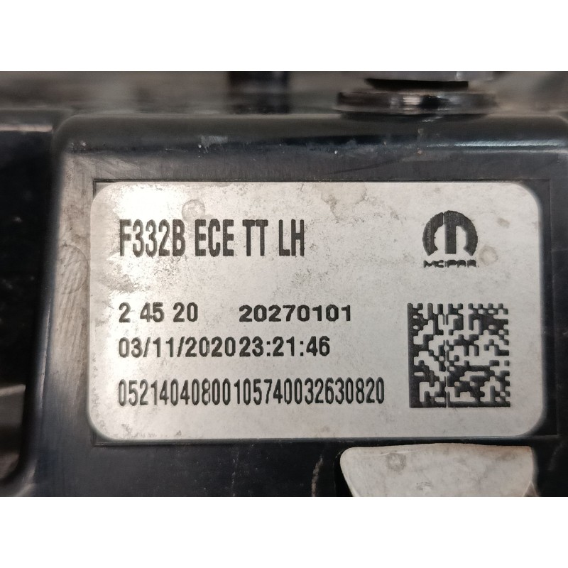 Recambio de piloto led trasero izquierdo para fiat 500e (332_) elektro 3+1 (fa1) referencia OEM IAM 05214040800 52140408 
