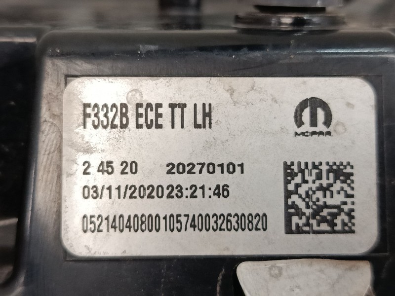 Recambio de piloto led trasero izquierdo para fiat 500e (332_) elektro 3+1 (fa1) referencia OEM IAM 05214040800 52140408 