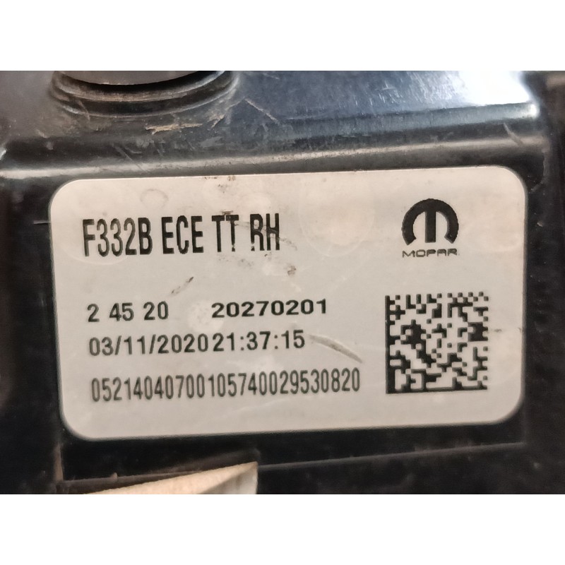 Recambio de piloto led trasero derecho para fiat 500e (332_) elektro 3+1 (fa1) referencia OEM IAM 5214040700 52213315 