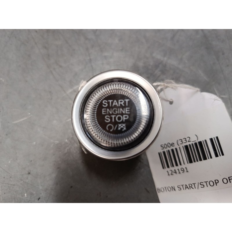 Recambio de boton start/stop off para fiat 500e (332_) elektro 3+1 (fa1) referencia OEM IAM 735800668 6000633170 