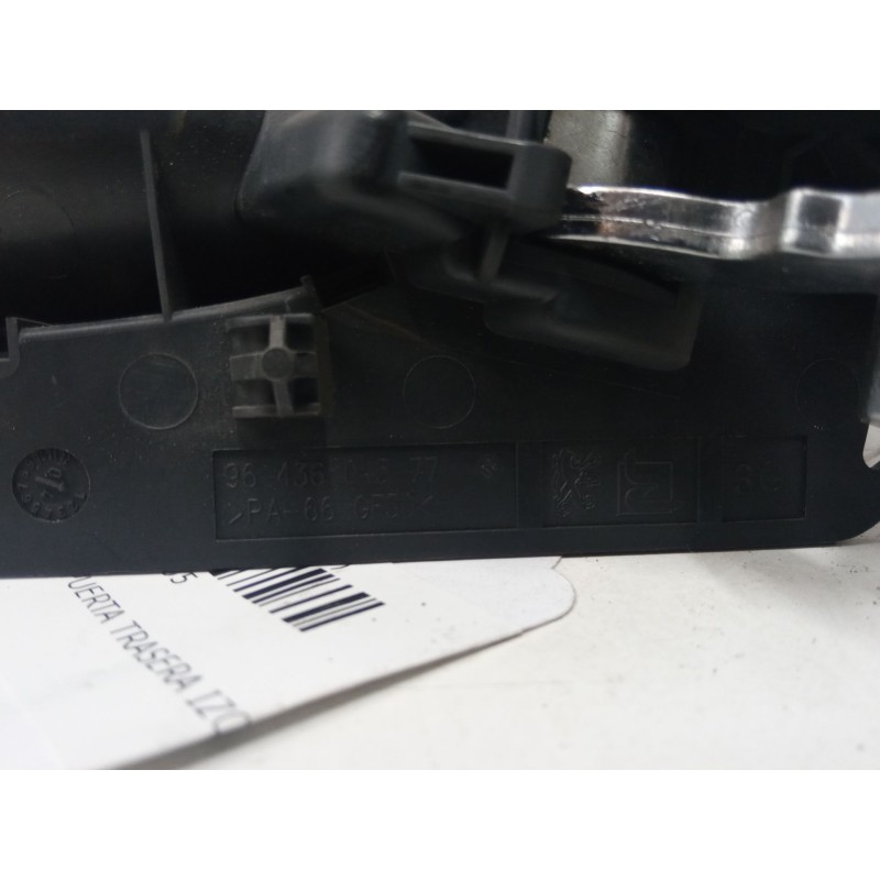 Recambio de maneta interior puerta trasera izquierda para peugeot 307 (3a/c) 1.6 16v referencia OEM IAM   