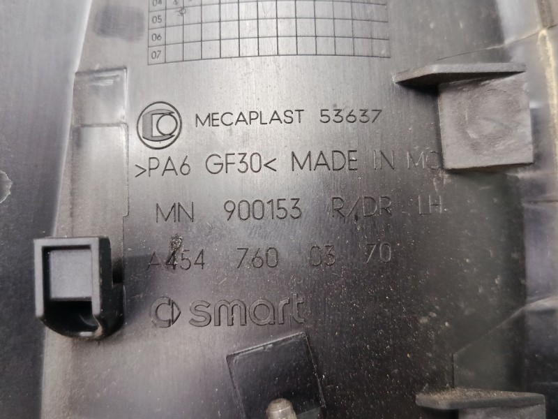 Recambio de maneta exterior puerta trasera izquierda para smart forfour (454) 1.5 cdi (454.001) referencia OEM IAM   