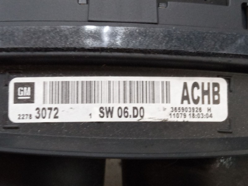 Recambio de cuadro instrumentos para opel insignia a (g09) 2.0 cdti 4x4 (68) referencia OEM IAM   
