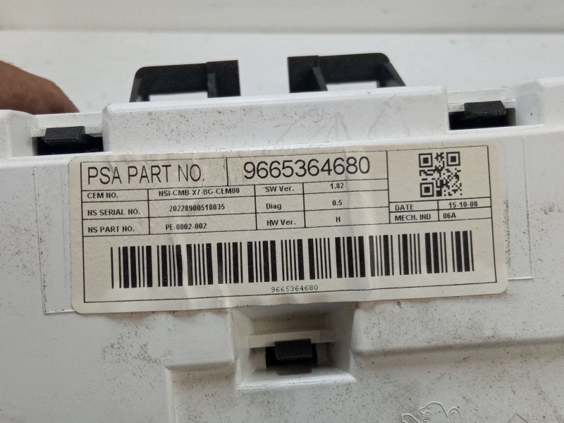 Recambio de cuadro instrumentos para citroën c5 ii (rc_) 2.0 hdi (rcrhrh) referencia OEM IAM 9665364680  