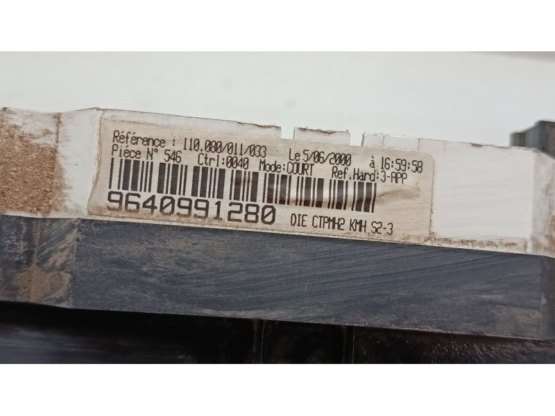 Recambio de cuadro instrumentos para peugeot 106 ii (1a_, 1c_) 1.5 d referencia OEM IAM 9640991280  