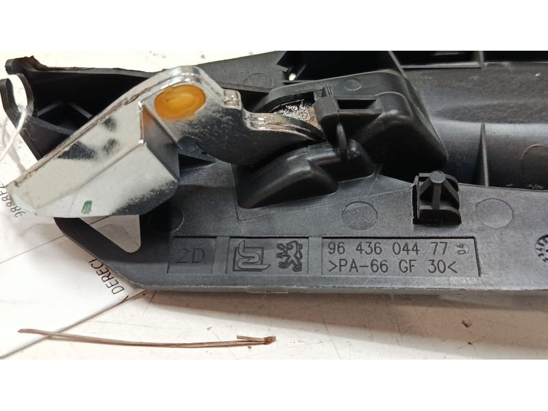 Recambio de maneta interior puerta delantera derecha para peugeot 307 sw (3h) 1.6 hdi 110 referencia OEM IAM 9643604477  