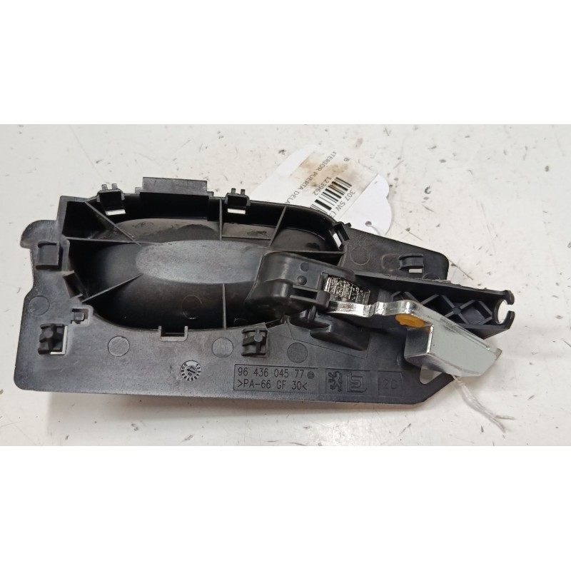 Recambio de maneta interior puerta delantera izquierda para peugeot 307 sw (3h) 1.6 hdi 110 referencia OEM IAM 9643604577  