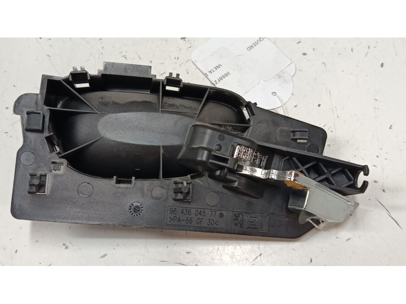 Recambio de maneta interior puerta trasera izquierda para peugeot 307 sw (3h) 1.6 hdi 110 referencia OEM IAM 9643604577  