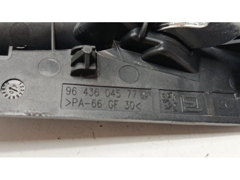 Recambio de maneta interior puerta trasera izquierda para peugeot 307 sw (3h) 1.6 hdi 110 referencia OEM IAM 9643604577  