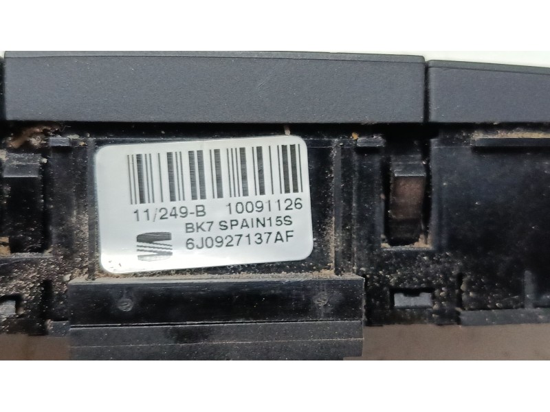 Recambio de interruptor multiple tablero para seat ibiza iv (6j5, 6p1) 1.6 tdi referencia OEM IAM 6J0927137AF  