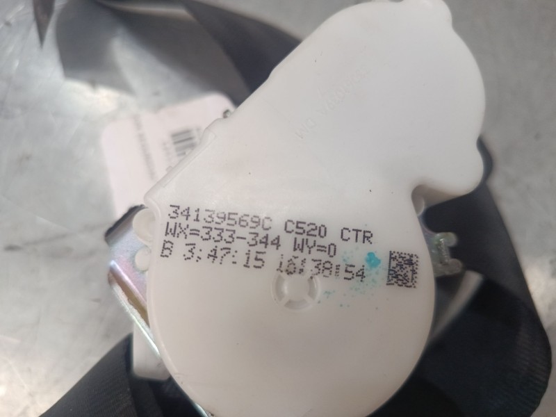 Recambio de cinturon seguridad trasero central para ford kuga ii (dm2) 1.5 ecoboost 4x4 referencia OEM IAM 34139569C  