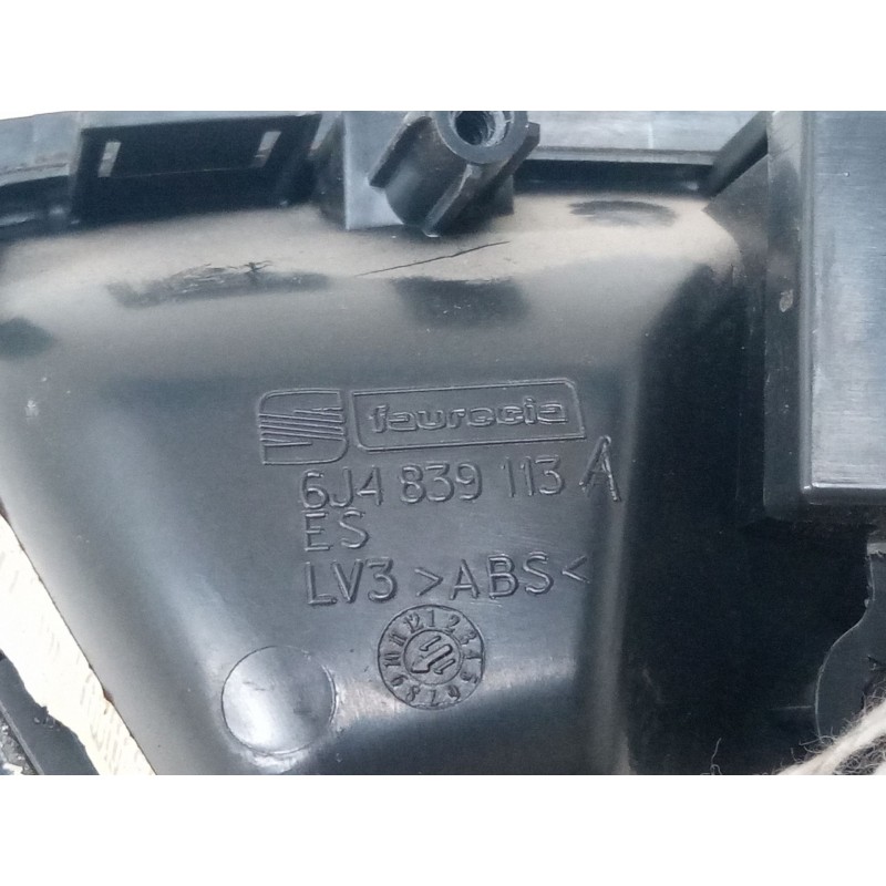 Recambio de maneta interior puerta trasera izquierda para seat ibiza iv (6j5, 6p1) 1.6 tdi referencia OEM IAM 6j4839113a  