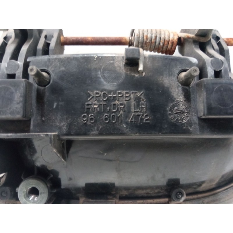 Recambio de maneta exterior puerta trasera izquierda para chevrolet matiz (m200, m250) 1.0 lpg referencia OEM IAM 96601472  