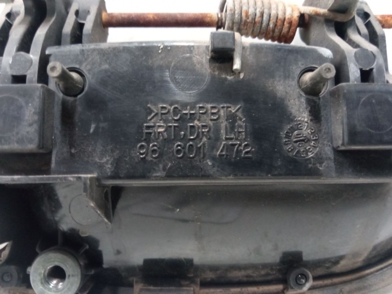Recambio de maneta exterior puerta trasera izquierda para chevrolet matiz (m200, m250) 1.0 lpg referencia OEM IAM 96601472  