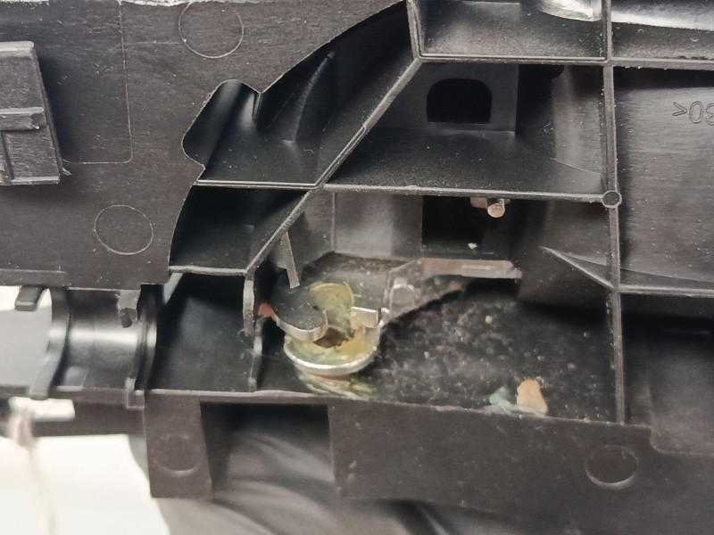 Recambio de maneta interior puerta delantera derecha para citroën c4 picasso ii 1.6 hdi 90 referencia OEM IAM 9800099680  