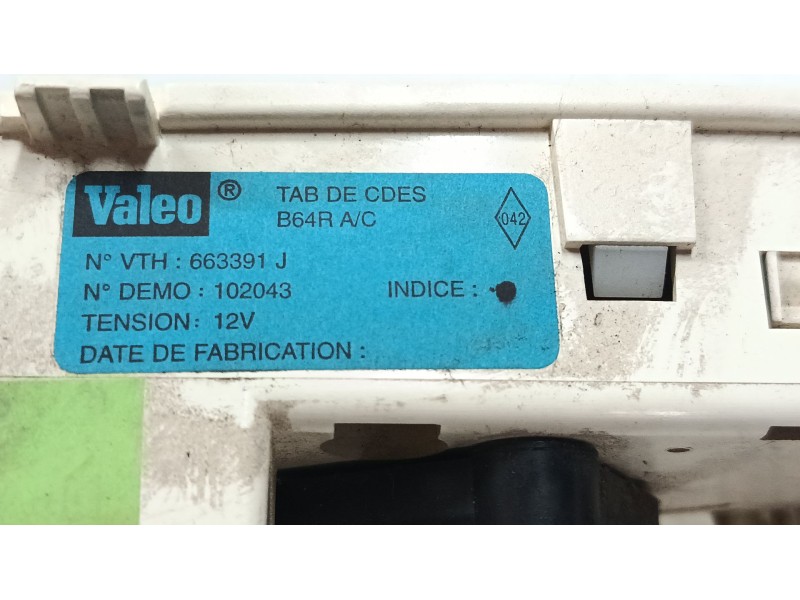 Recambio de mando calefaccion / a/a para renault megane i coach (da0/1_) 1.6 16v (da0b, da04, da11) referencia OEM IAM   