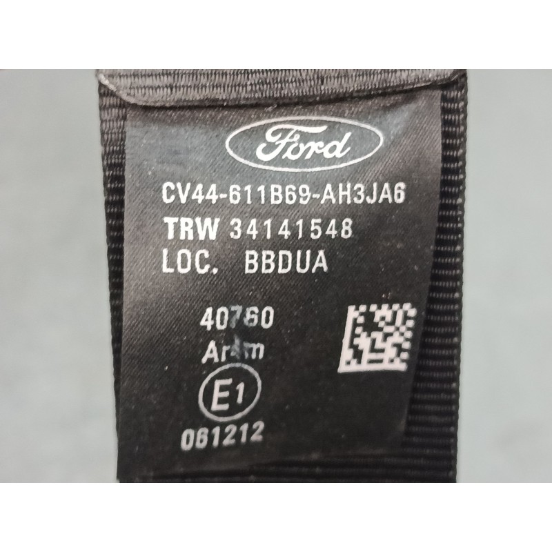 Recambio de cinturon seguridad trasero izquierdo para ford kuga ii (dm2) 1.5 ecoboost 4x4 referencia OEM IAM CV44611B69AH3JA6  