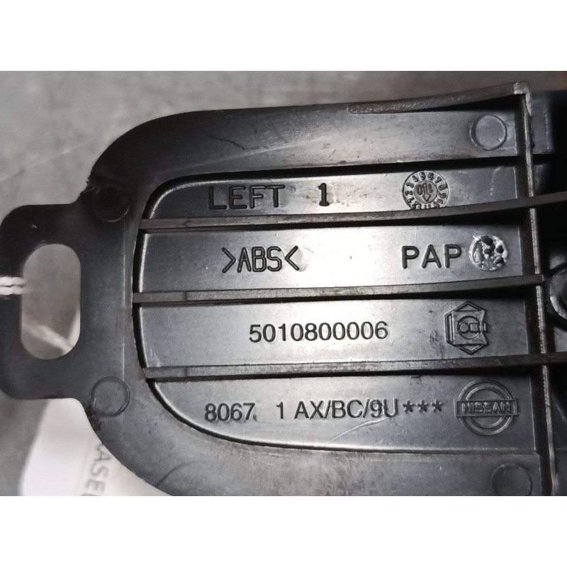 Recambio de maneta interior puerta trasera izquierda para nissan note (e11, ne11) 1.4 referencia OEM IAM 5010800006  