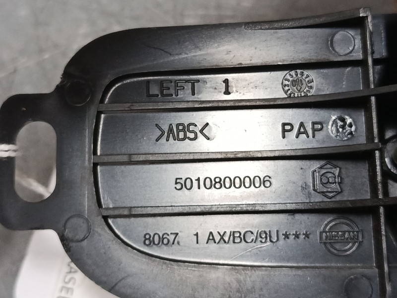 Recambio de maneta interior puerta trasera izquierda para nissan note (e11, ne11) 1.4 referencia OEM IAM 5010800006  