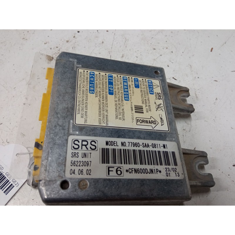Recambio de centralita airbag para honda jazz ii (gd_, ge3, ge2) 1.2 i-dsi (gd5, ge2) referencia OEM IAM 77960SAAG811  