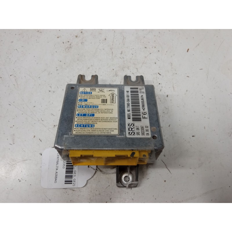 Recambio de centralita airbag para honda jazz ii (gd_, ge3, ge2) 1.2 i-dsi (gd5, ge2) referencia OEM IAM 77960SAAG811  