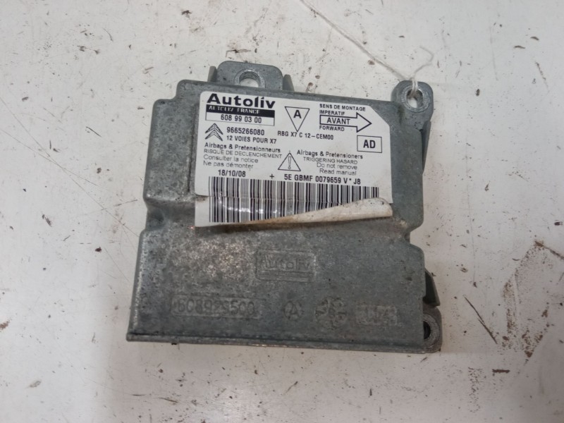 Recambio de centralita airbag para citroën c5 ii (rc_) 2.0 hdi (rcrhrh) referencia OEM IAM 608990300  