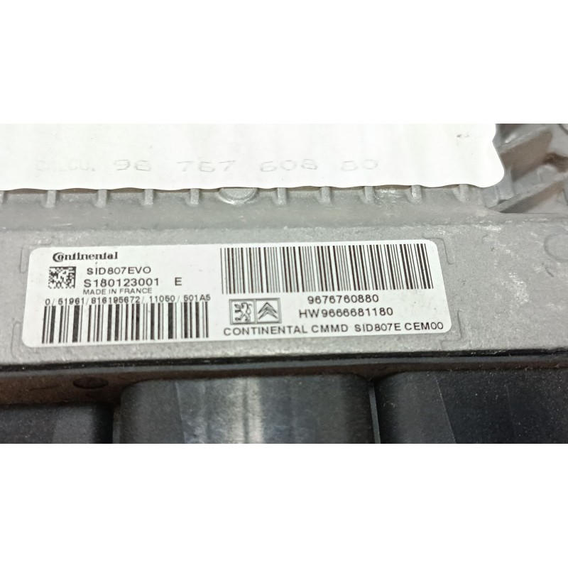 Recambio de centralita motor uce para citroën c4 ii (nc_) 1.6 hdi 110 referencia OEM IAM 9676760880  