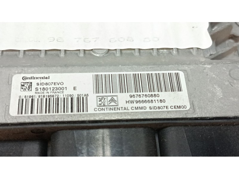 Recambio de centralita motor uce para citroën c4 ii (nc_) 1.6 hdi 110 referencia OEM IAM 9676760880  