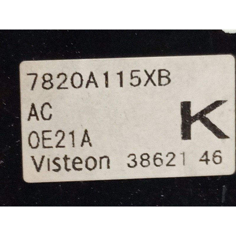 Recambio de mando climatizador para mitsubishi asx (ga_w_) 1.8 di-d (ga6w) referencia OEM IAM 7820A115XB  