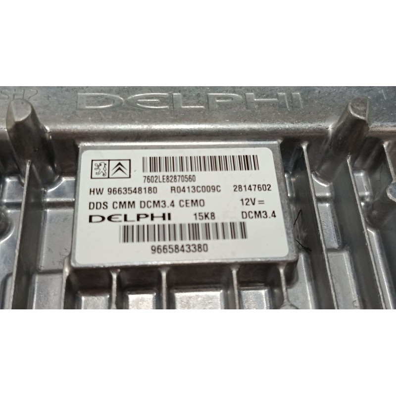 Recambio de centralita motor uce para citroën c5 ii (rc_) 2.0 hdi (rcrhrh) referencia OEM IAM 9663548180 9665843380 